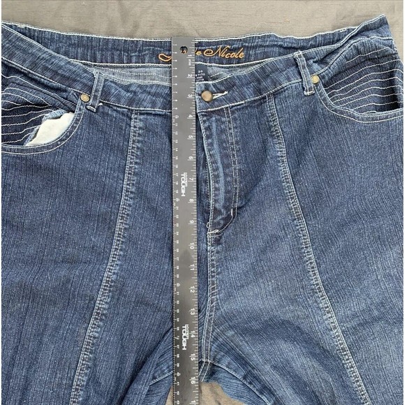 Jamie Nichole Women's Blue Denim Jeans Size 20 2-Pockets Dark Wash - Picture 10 of 10
